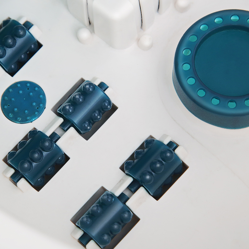 MM-19A Voetspa-badmassageapparaat met warmtebellen en vibratiemassage