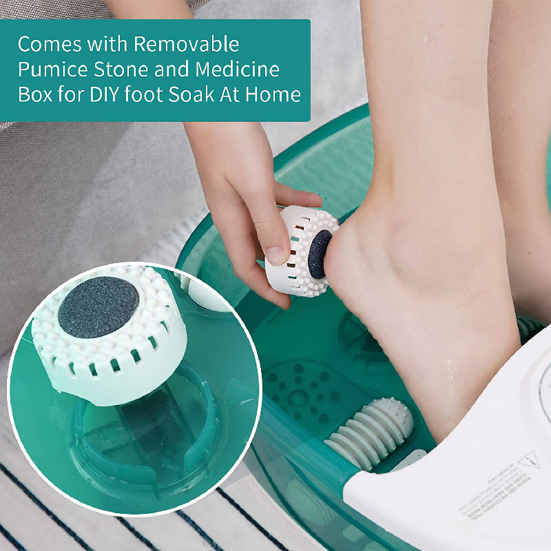 MM-20A-3 Voetbadmassageapparaat met warmte en vier grote massagerollen