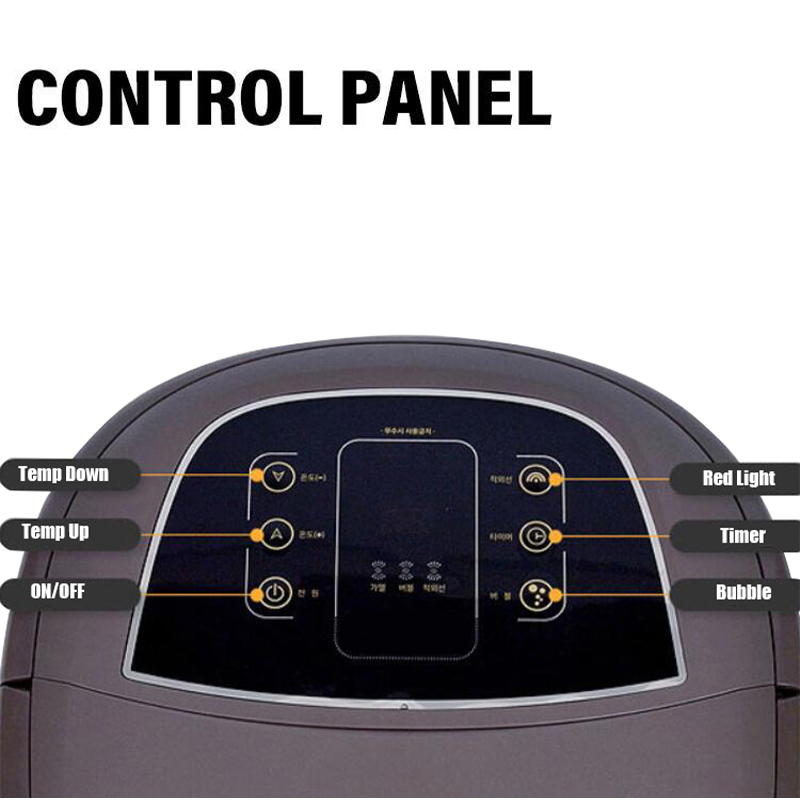 JD-618 Automatische voetbadmassagemachine met roterende massagerollen